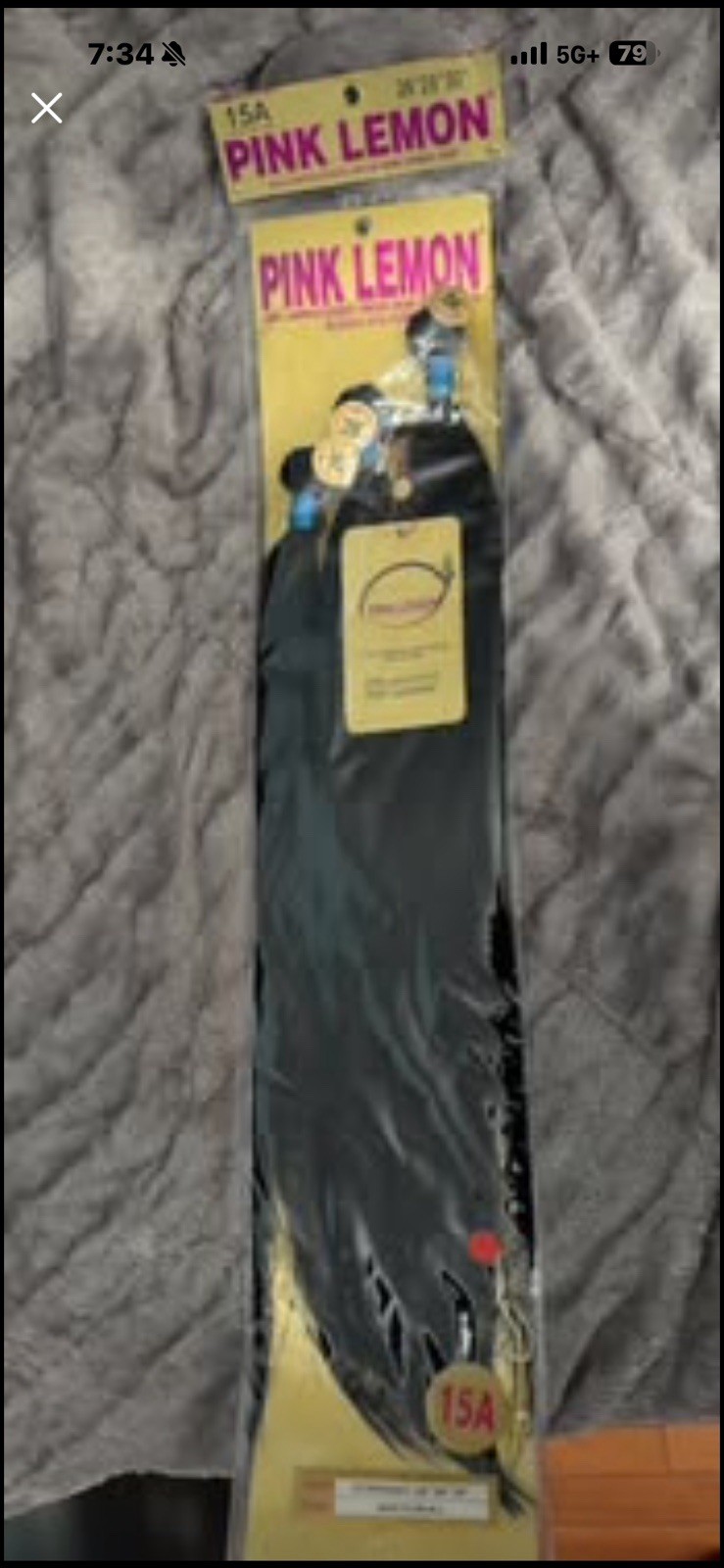 Pink Lemon 26” 28” 30” Straight Natural Human Hair Extensions