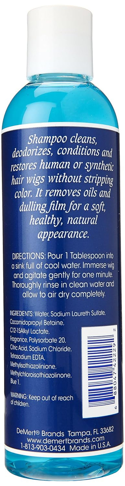 Wig & Weave System Shampoo for Natural and Synthetic Hair 8 Oz