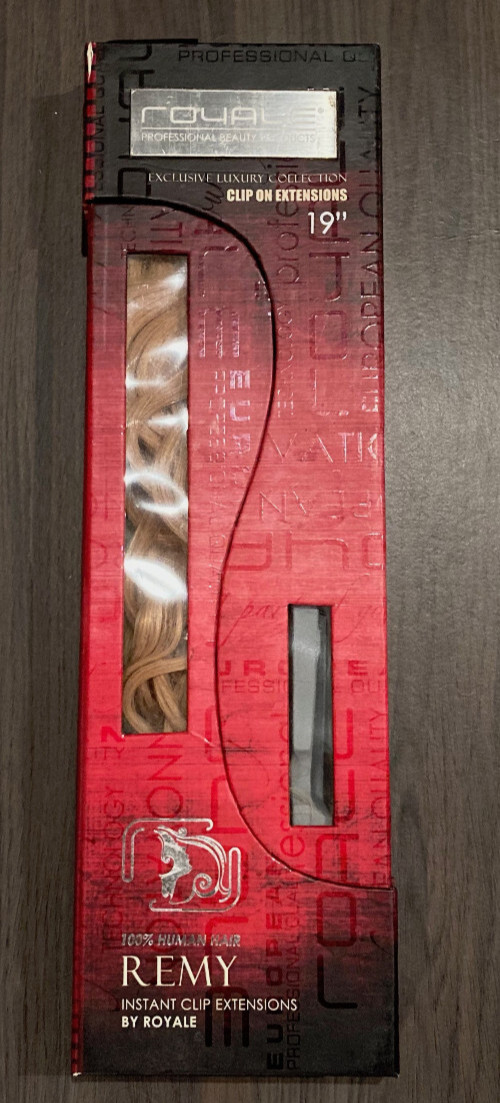 Royale Clip on Hair Extensions 100% Human Remy 19″