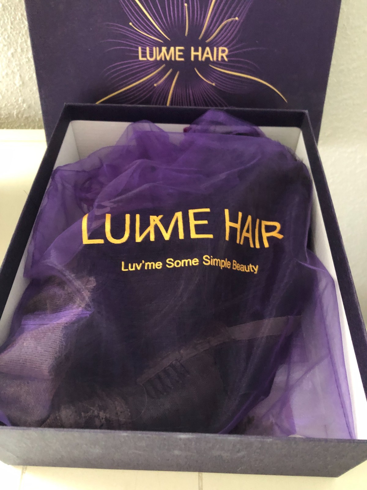Luvme Hair HD Lace Wig Asymmetrical Bob 100% Human Hair Glueless C-Part 10-14 In