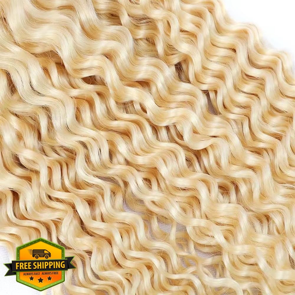 SeeGovie 613 Blonde Human Braiding Hair 24 Inch Bulk