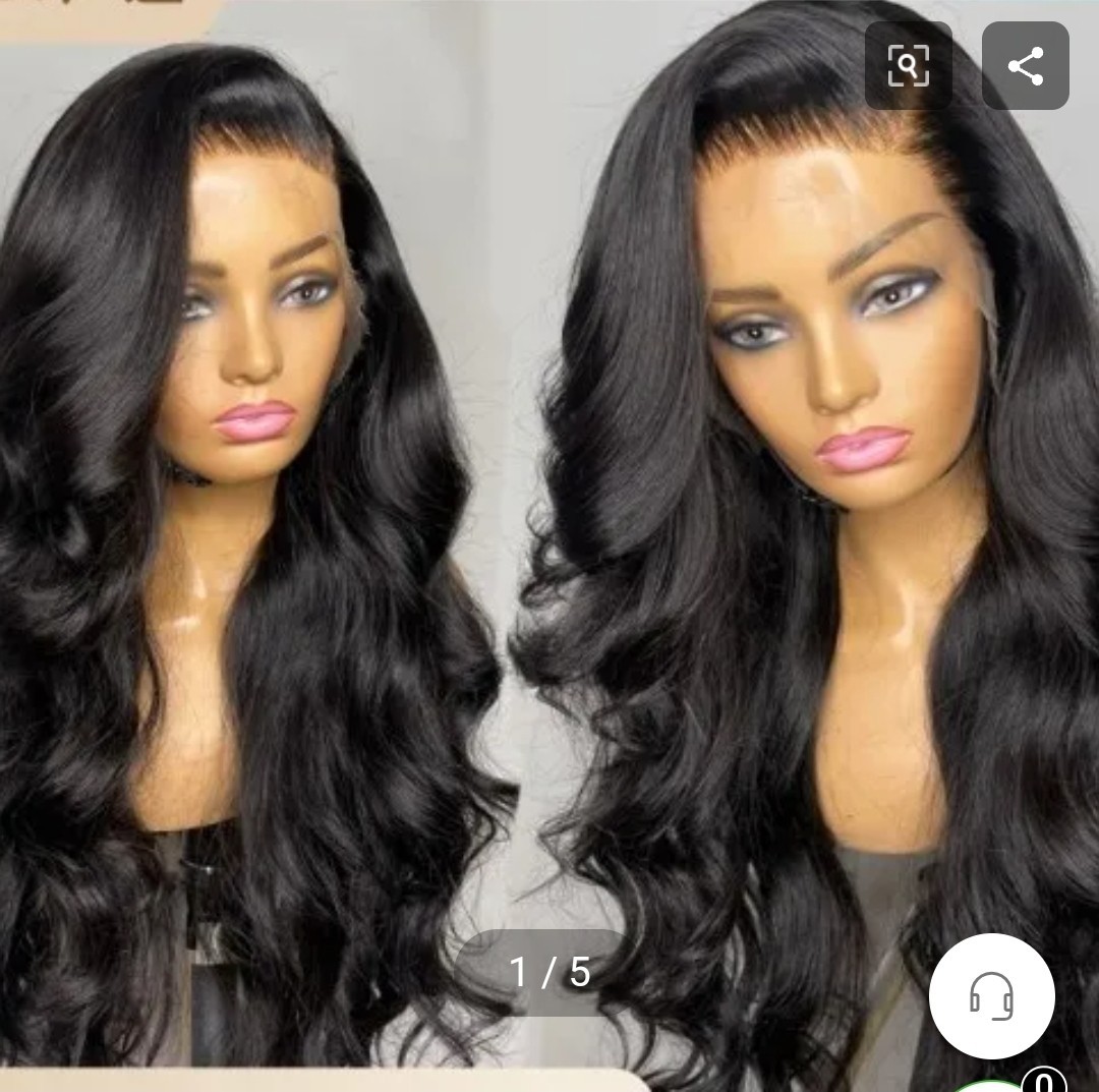 Women’s Elegant Casual Street High Temperature Wire Side Fringe Long Curly Hair