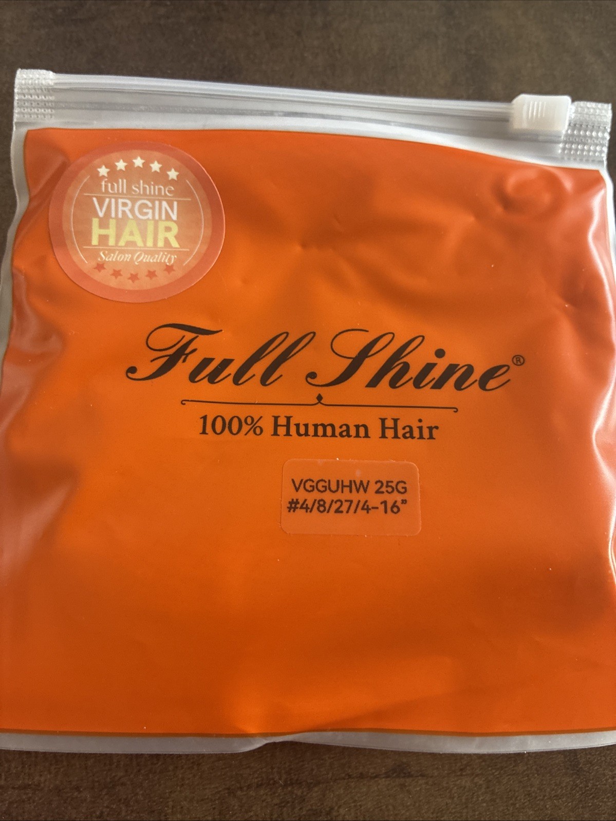Full Shine Human hair extensions Dirty Blonde VGGUHW 25g 16”