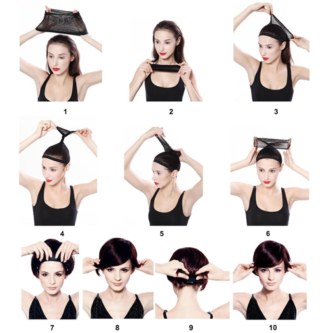 Chic Short Black Pixie Cut Wig for African American Women – Heat Resistant Style
