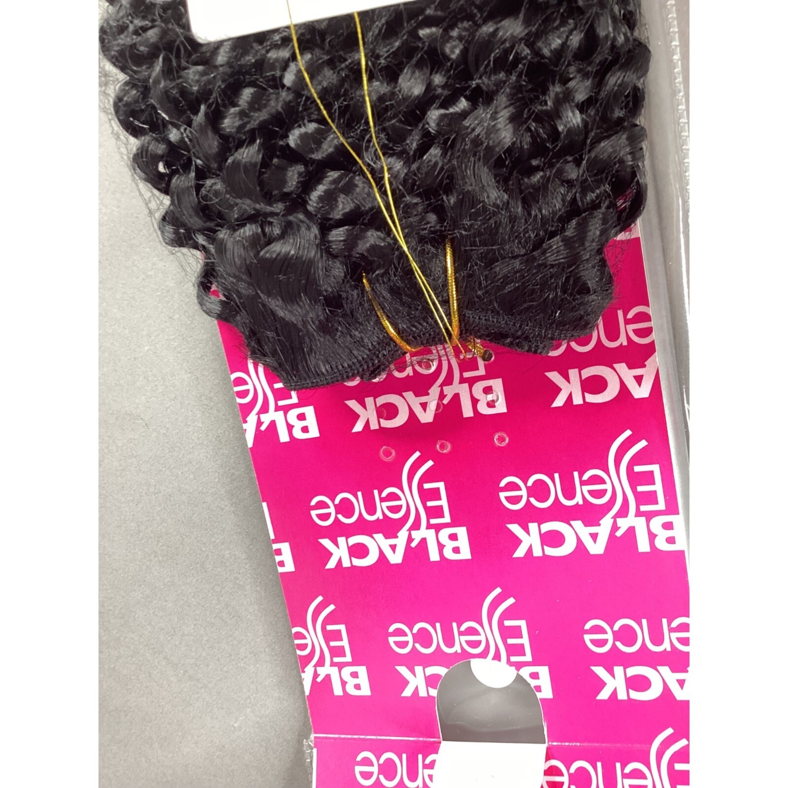 12″ Short Jerry Curl Color #1 Jet Black Blended Hair Extensions Track