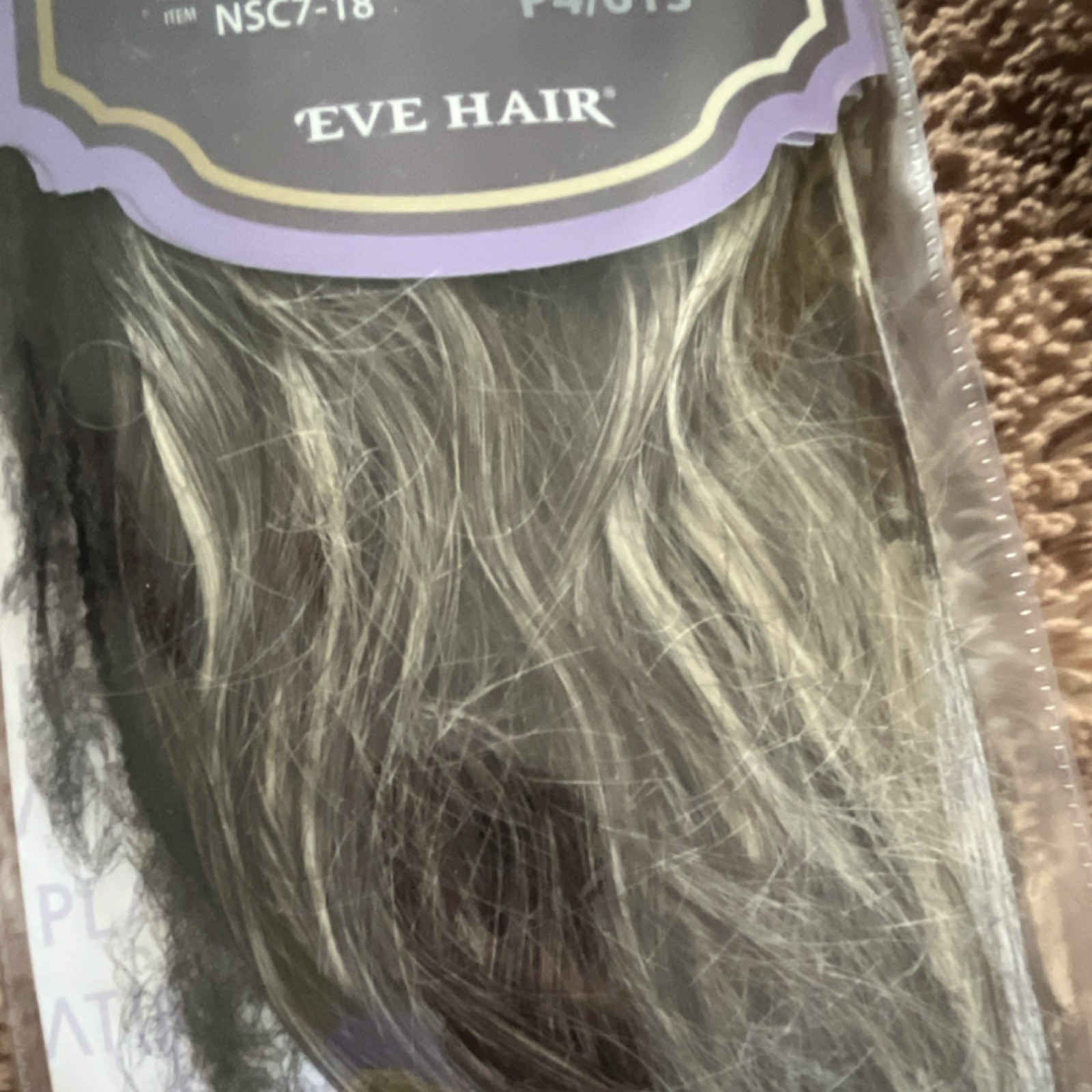 Platino Clip-In Spanish Wave Synthetic Hair Extension 18″ P4/613 Wavy