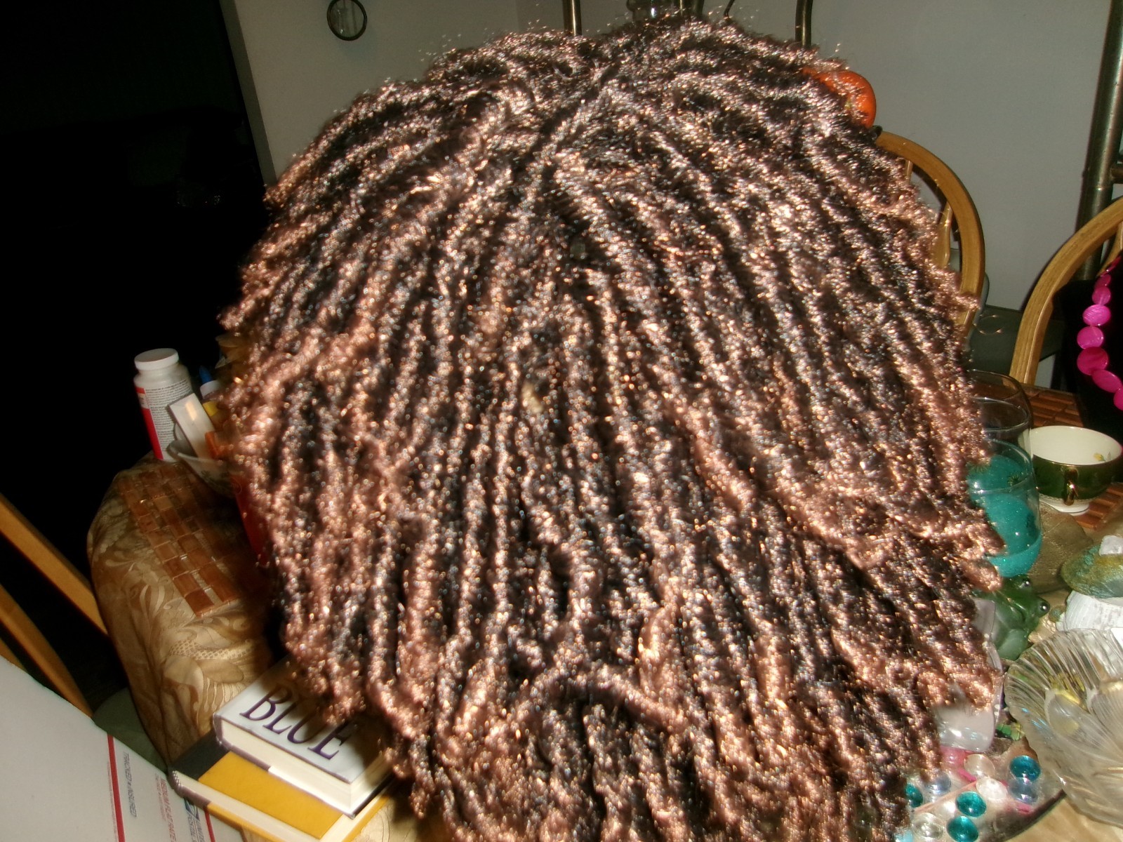 Black Women Twist Braided Dreadlock Braiding Short 12” Crochet Wig