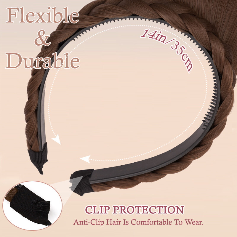 Braid Headband Instant Secret Hair Bangs With Headband Braid Hair French Fringe