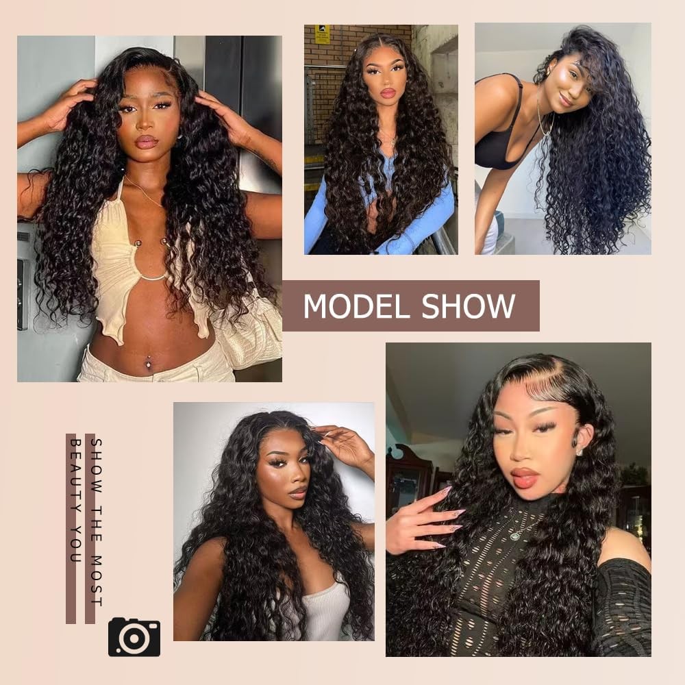 Fdola 12A Deep Wave 3 – 14 16 18 Inch Unprocessed Human Hair For Quick Weaves