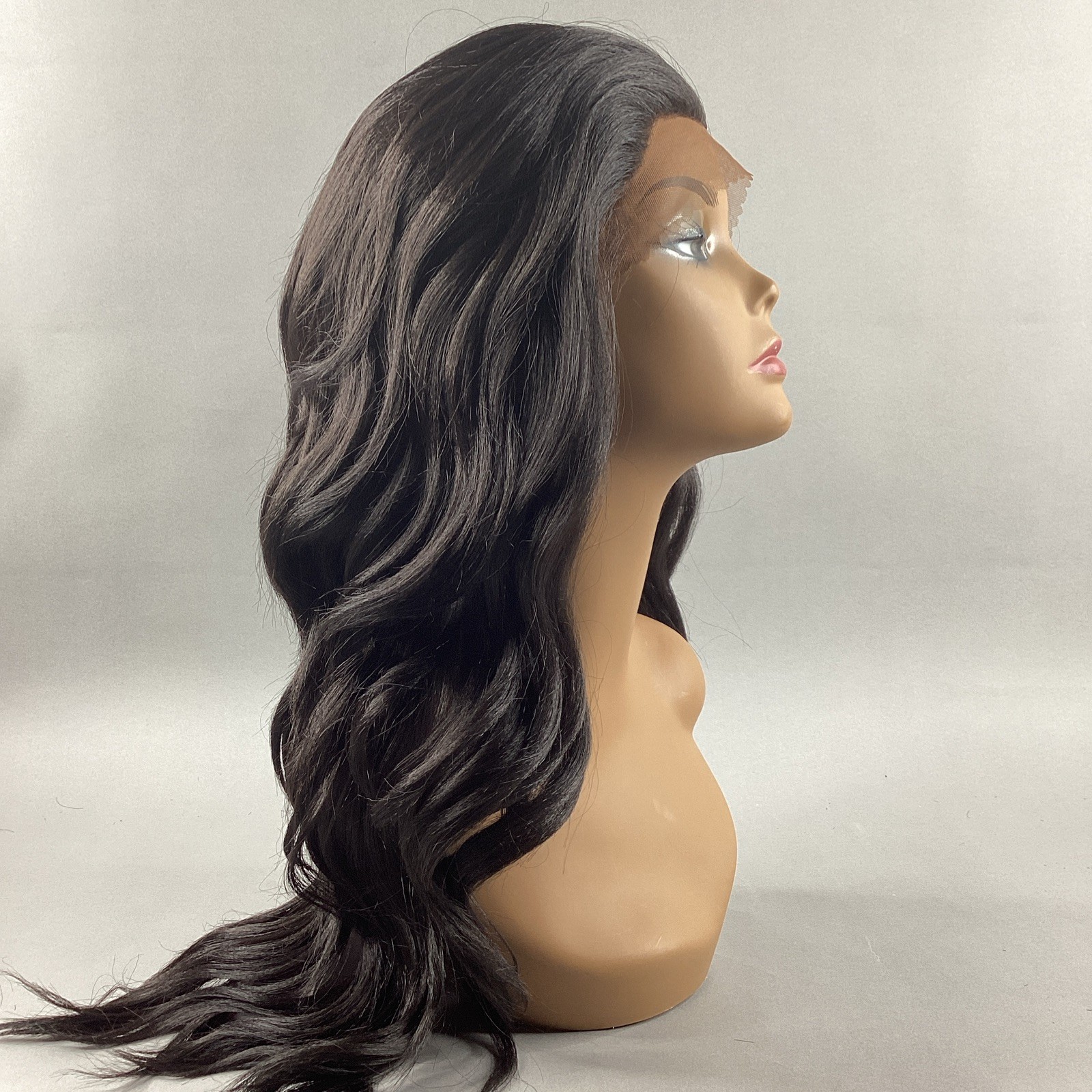 MLF52 Magic Lace Frontal Wig #2 Darkest Brown Lace Front Synthetic Wavy Wig
