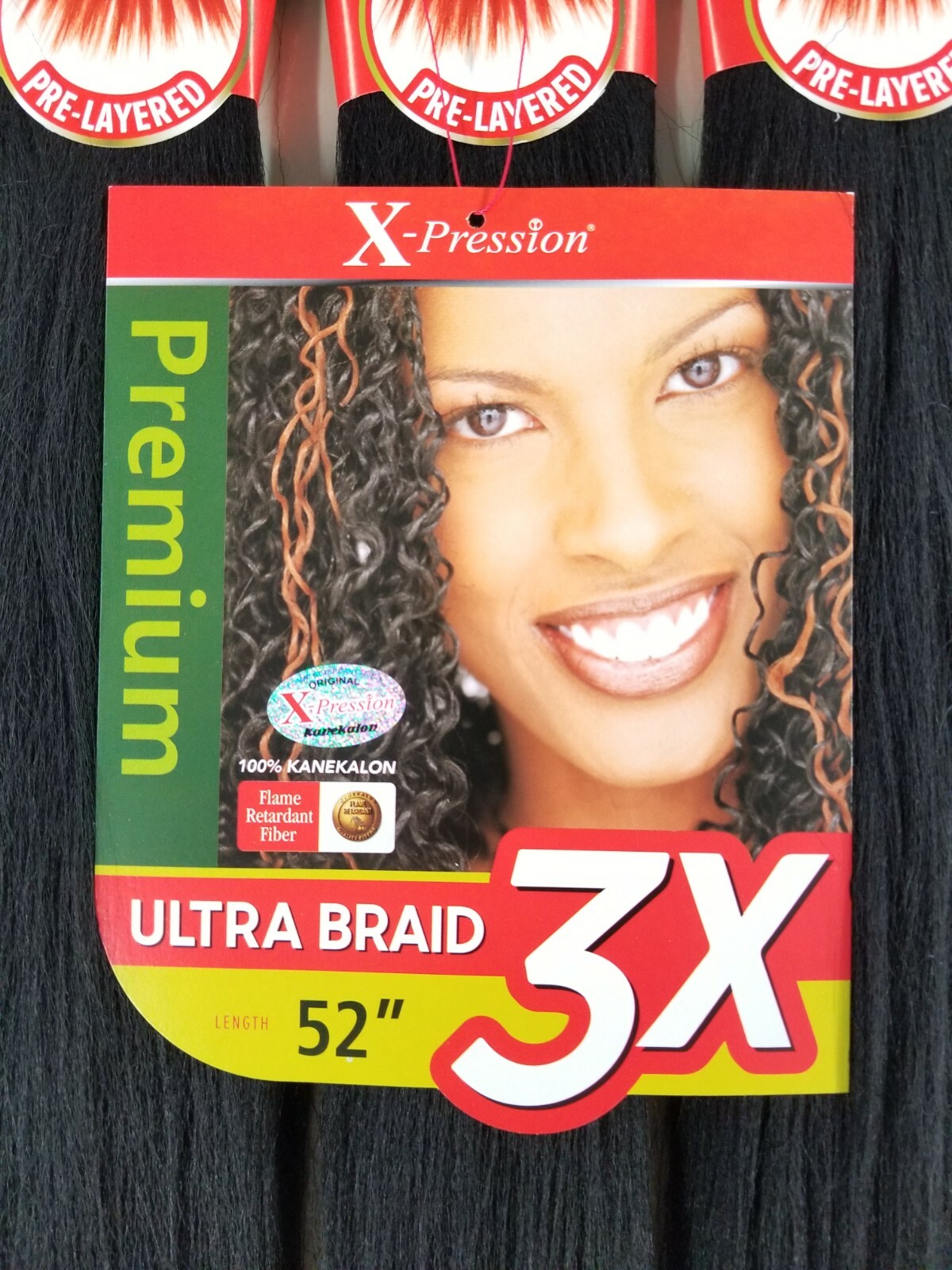 OUTRE Braids X-Pression Kanekalon 3X Ultra Pre-Stretched Braid 52″