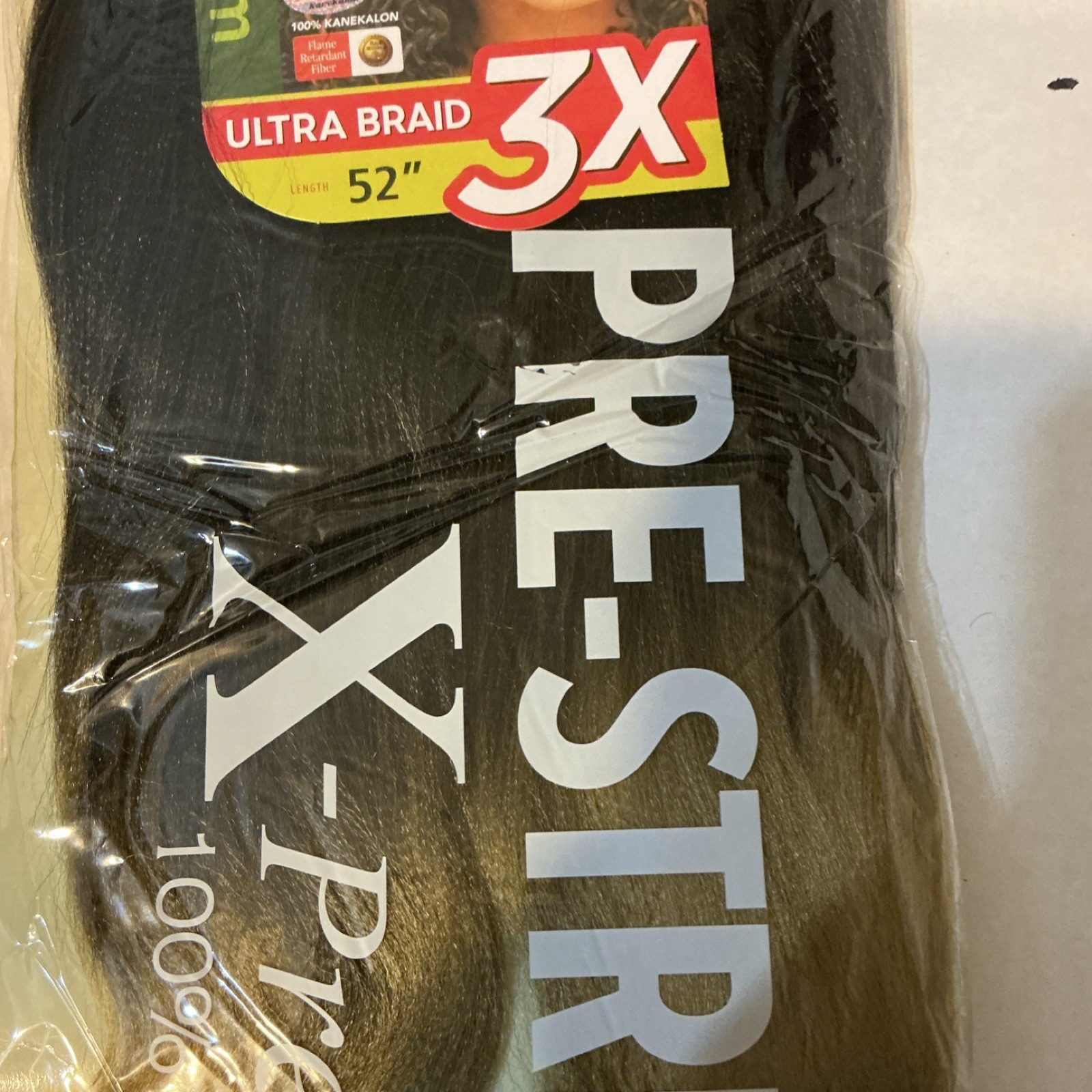 X-Pression Pre-Stretched Synthetic Braid Hair Extension 52in #2T1B/27 Straight