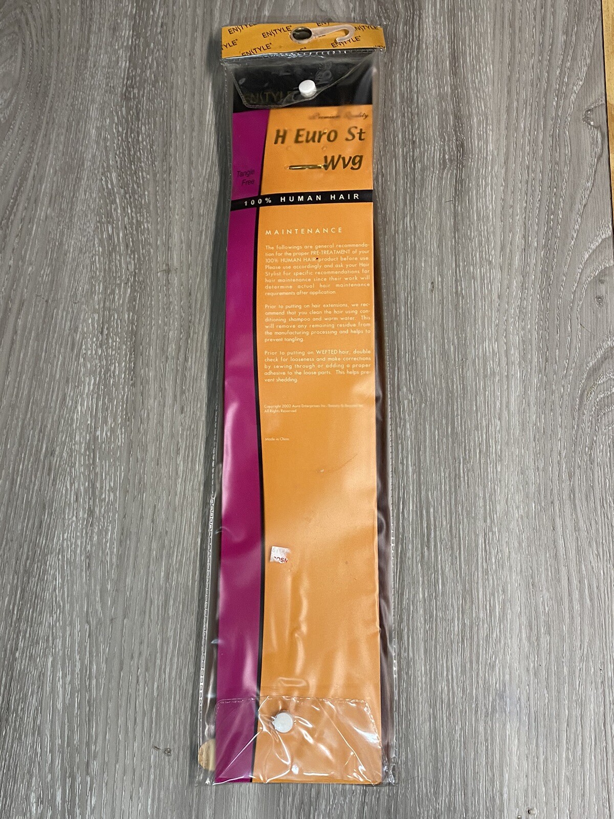 Enstyle H Euro St Weave 100% Human Hair Color 33 15” New