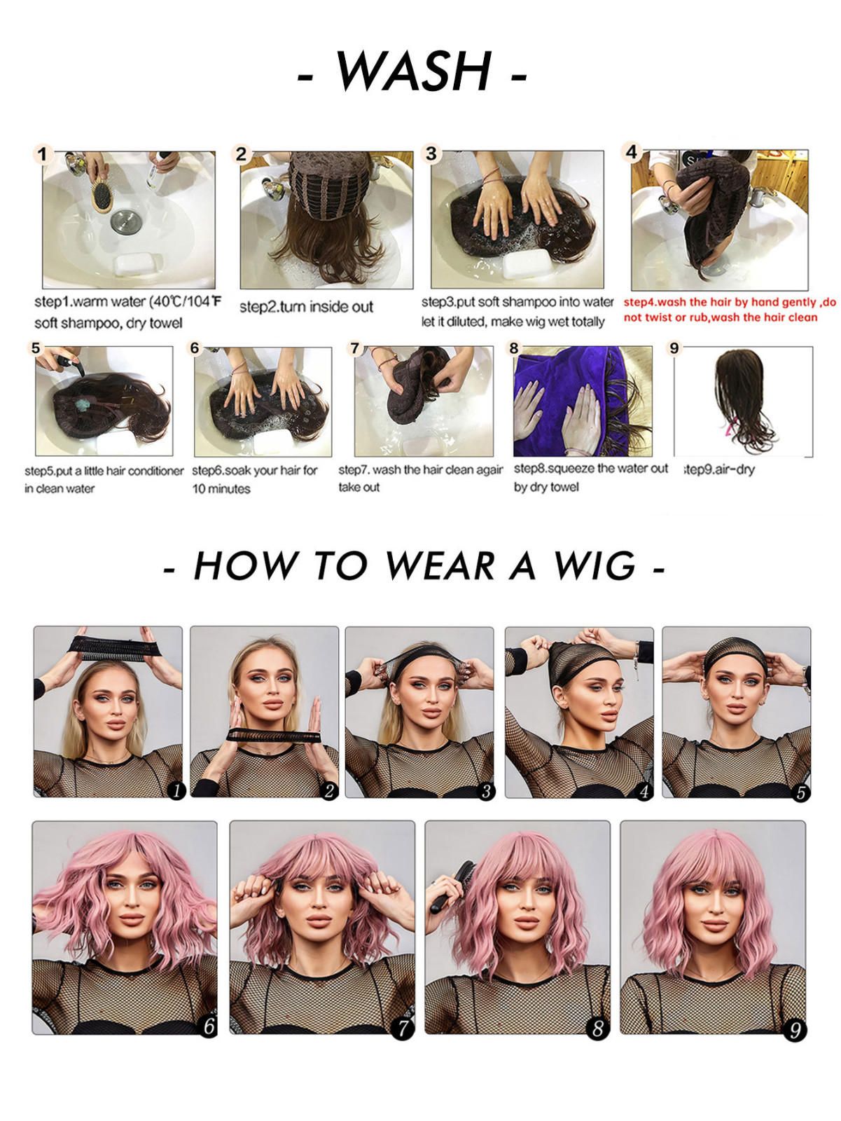 Short Blonde Wigs Blonde Mixed Brown Wigs for Women Natural Fluffy Synthetic