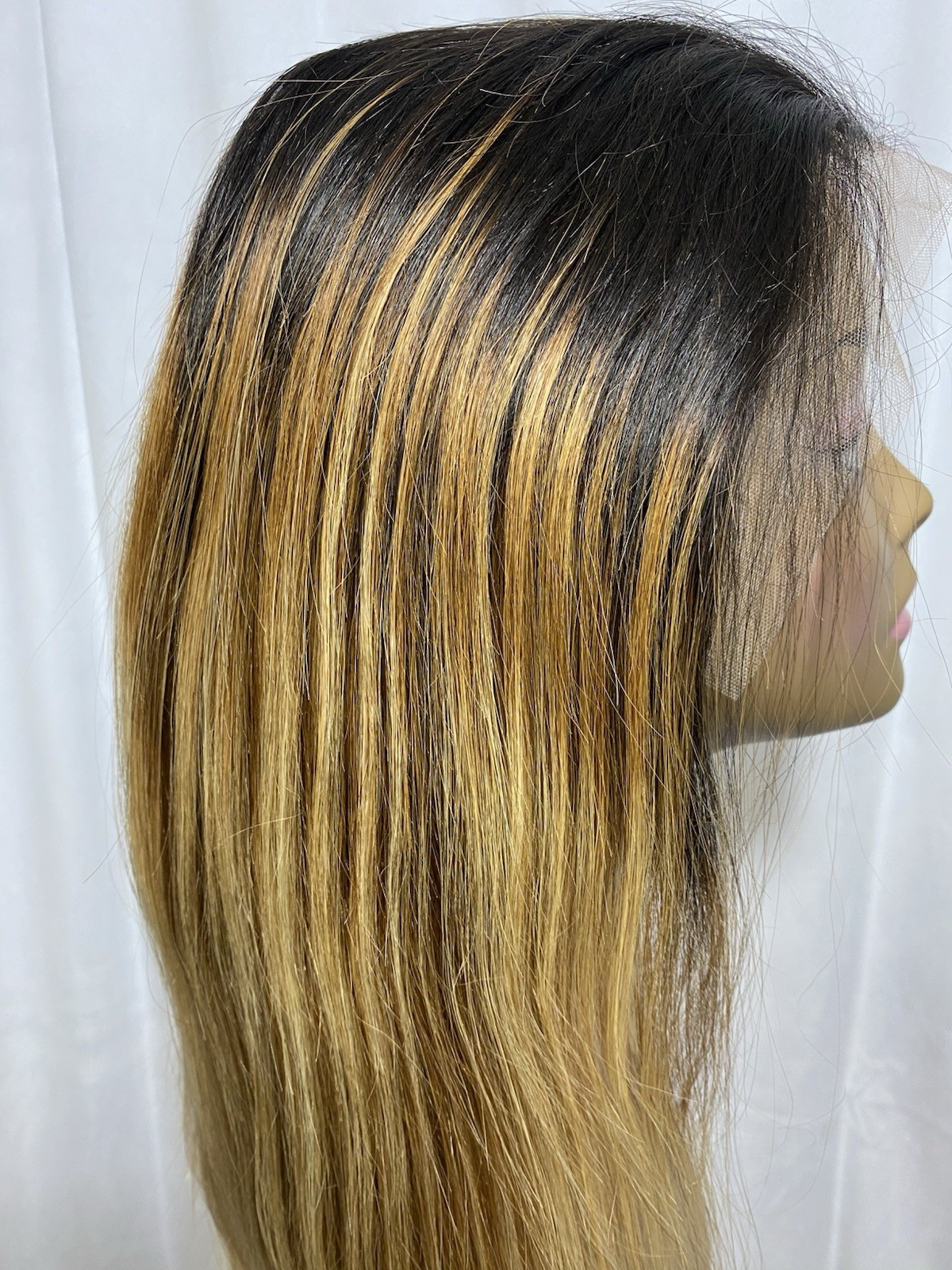 20 Inch Ombre Wig 13×6 HD Lace Front Human Hair 430/27 Honey Blonde Glue-less