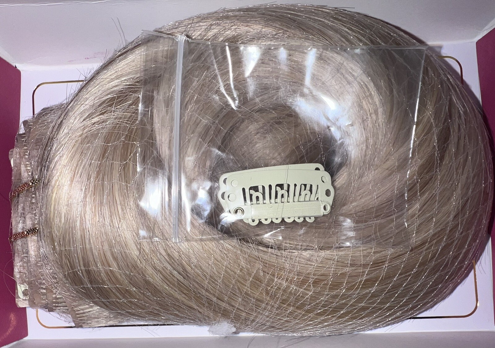 WENNALIFE Invisi Edge Clip in Hair Extensions Real Human Hair, 20 In, 150g