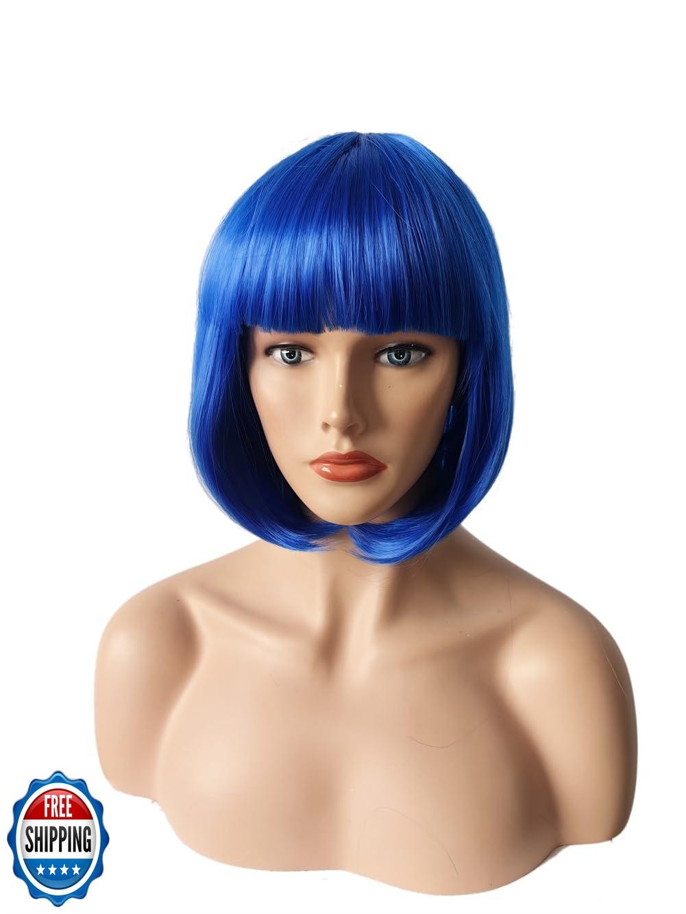 OYSRONG Women Short 11.81” Bob Straight Multifunction Synthetic Hair Cosplay