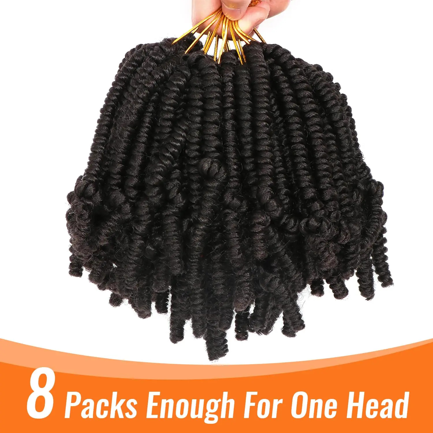 Passion Spring Twist Crochet Hair Pretwisted Pre Looped Braids Hair Extensions