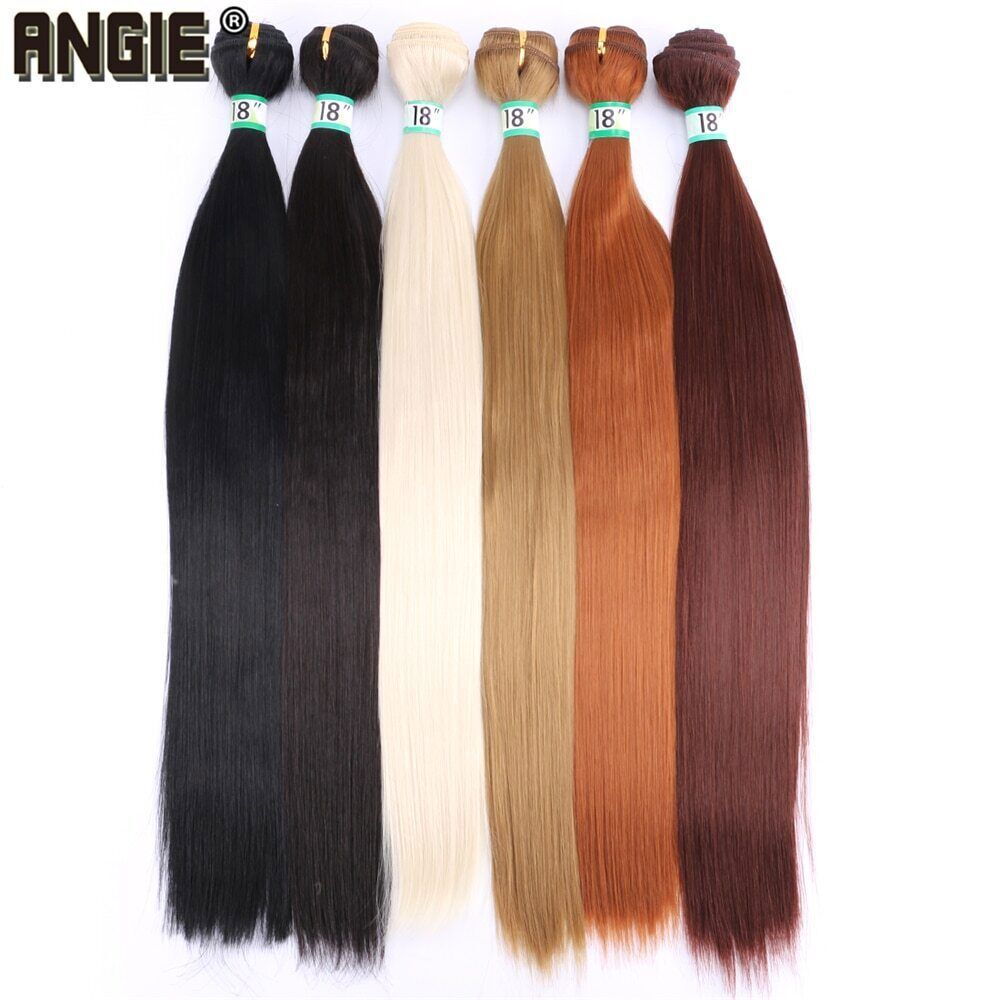 200gram/lot Straight Hair Bundles High Temperature Synthetic Hair Extensions