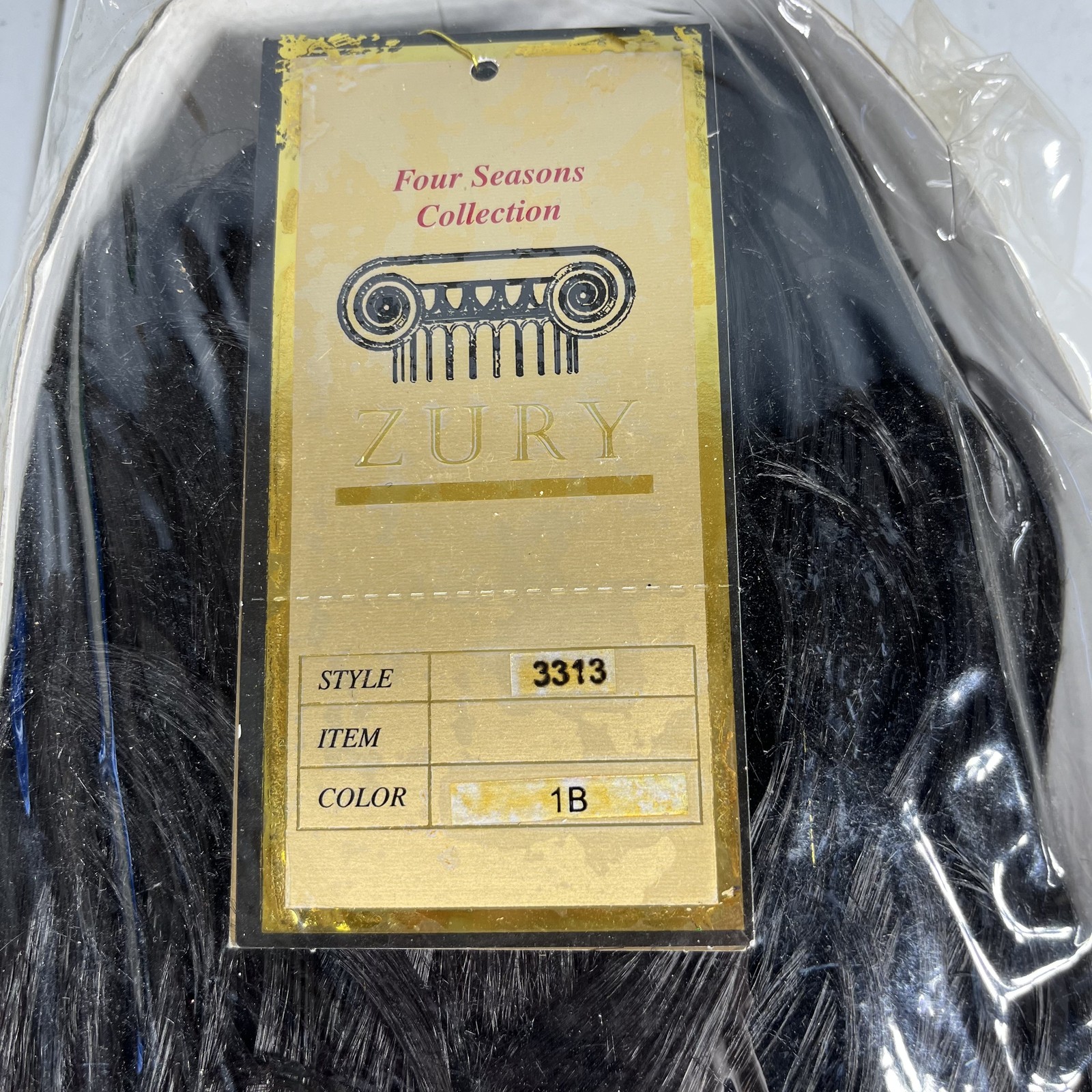 Zury Four Seasons Collection Wig Style 3313 Off Black 1B Wavy Synthetic