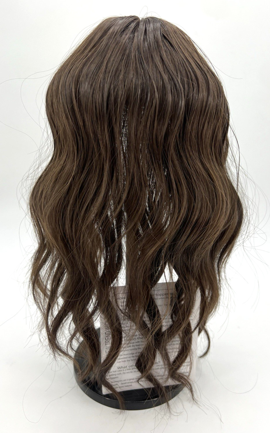 Soft Brown 16in Curly Women Premium Hair Topper