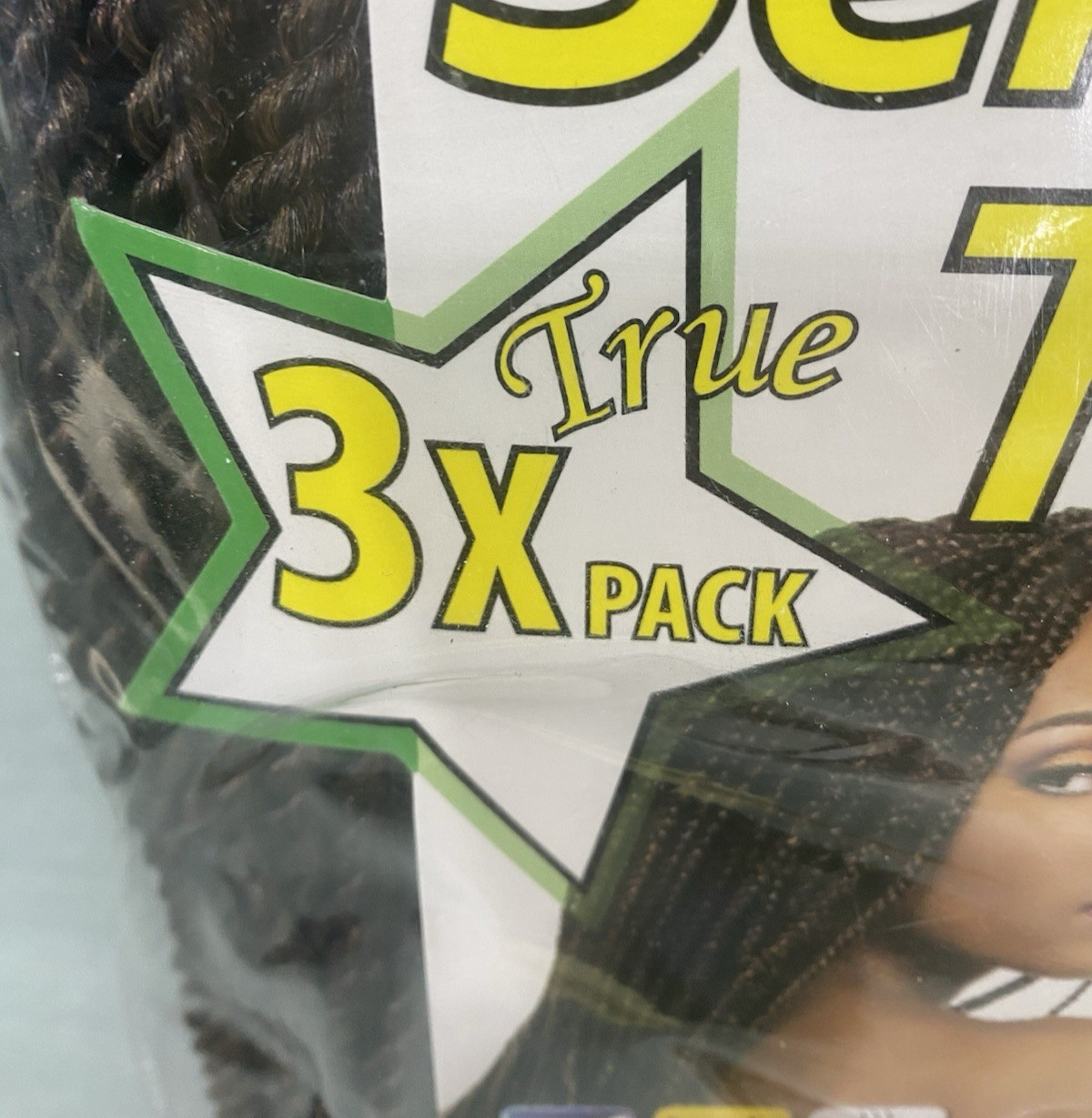 MOTOWN TRESS Mega Senegal Twist Crochet Braid 18″ Color T1B/30 3 Pack NEW 3X18