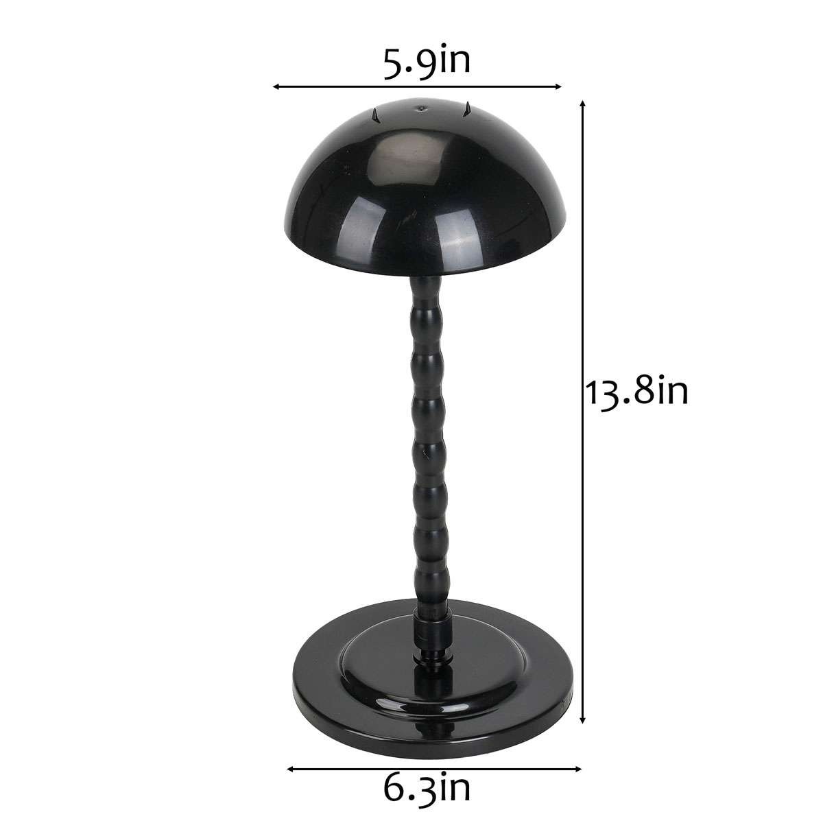 Wig Stand Plastic Hat Display Wig Head Holders Mannequin Head Stand Portable