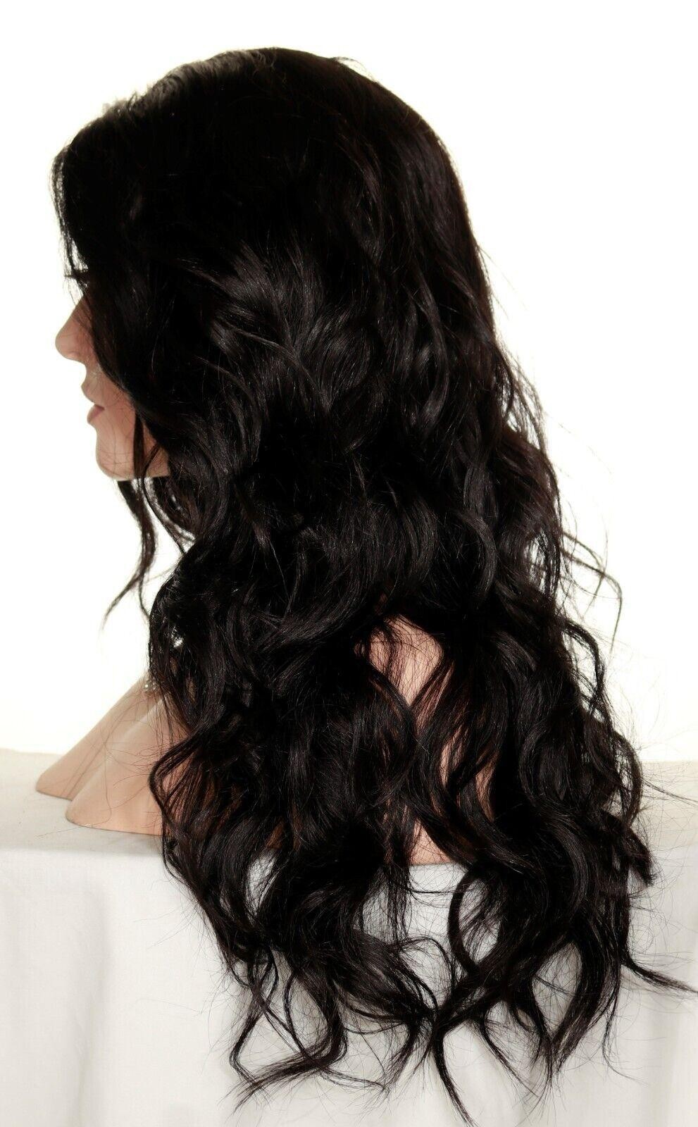 LACE FRONT HAND TIED HEAT FRIENDLY WIG EXQUISITE SENSUAL COLOR #2 #1471