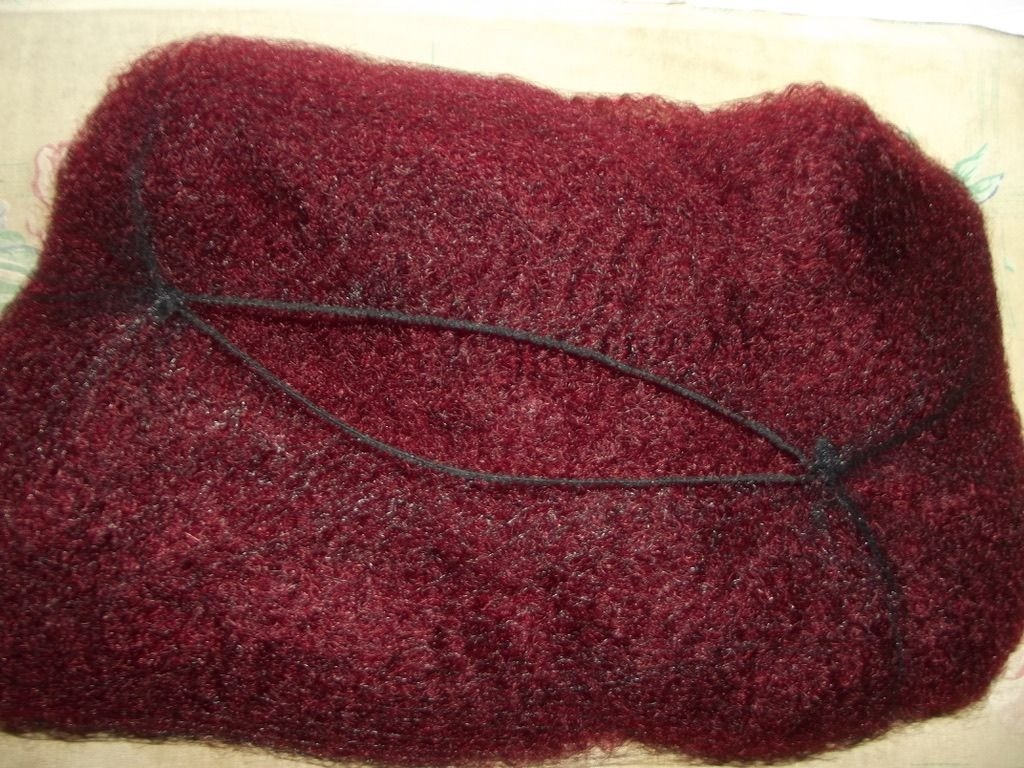 Afro Kinkys Bulk Hair 22″ 100% Human Burgundy curly Braiding Dreadlocks crochet