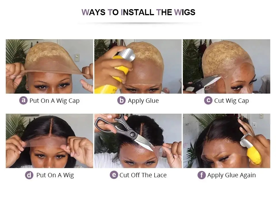 Glueless Body Wave Bob Wig 13×6 Lace Front Human Hair Short Wigs for Black Women