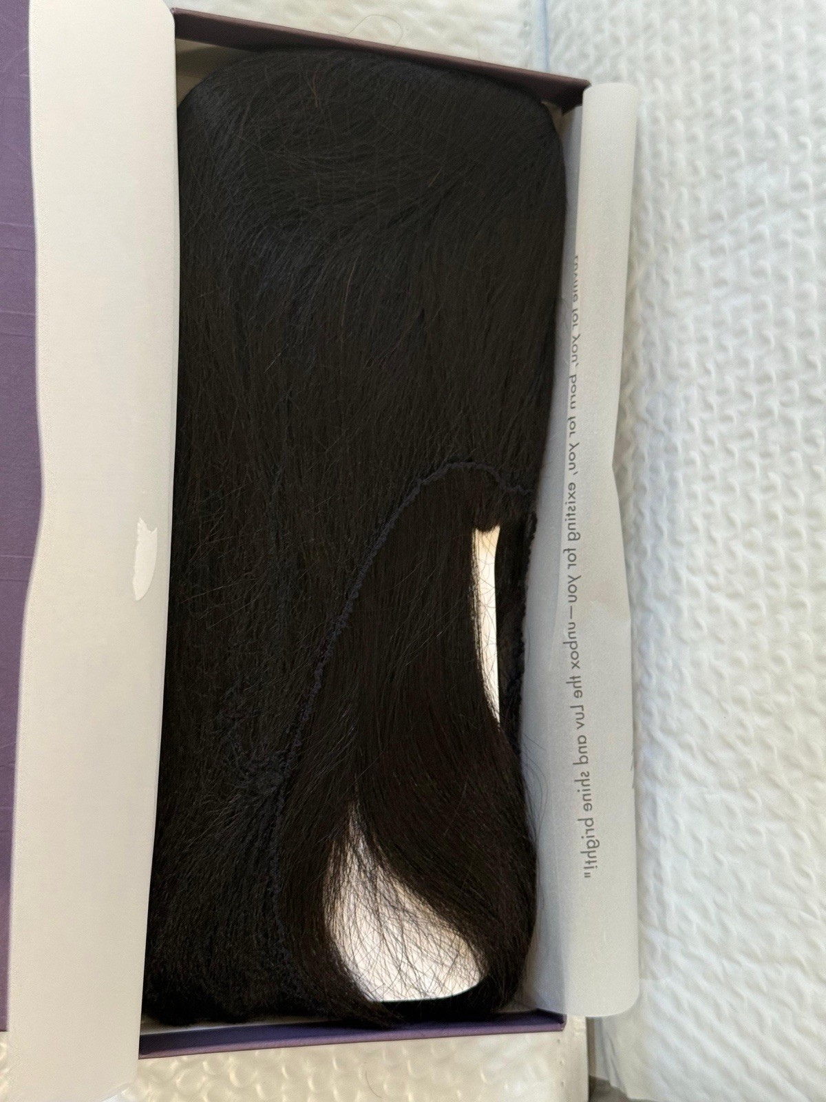 Luvme Human Hair Wig ALL DAY COMFORT WIG M Long Soft Hair New In Box!!.