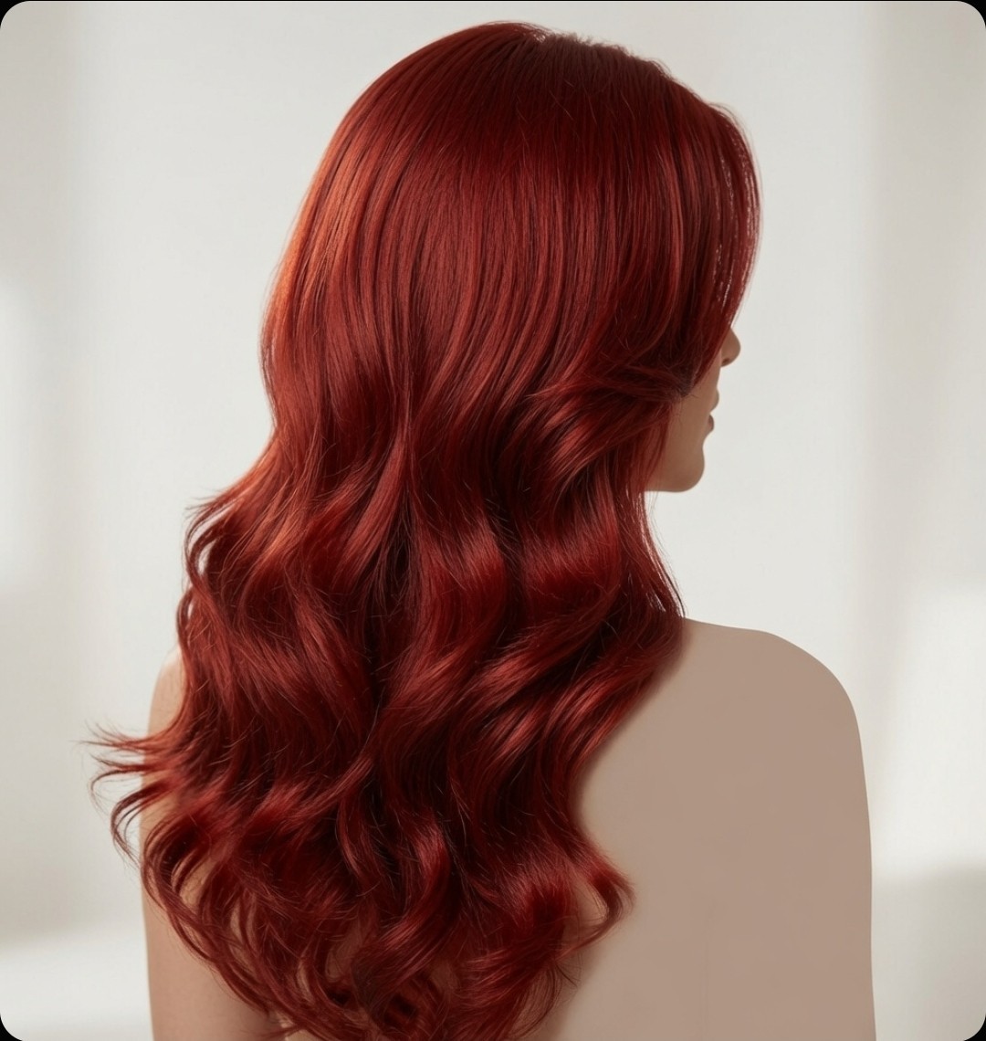 NEW Yopo 28″ Wig Long Stume Wine Red, Cosplay, Halloween, Any Day
