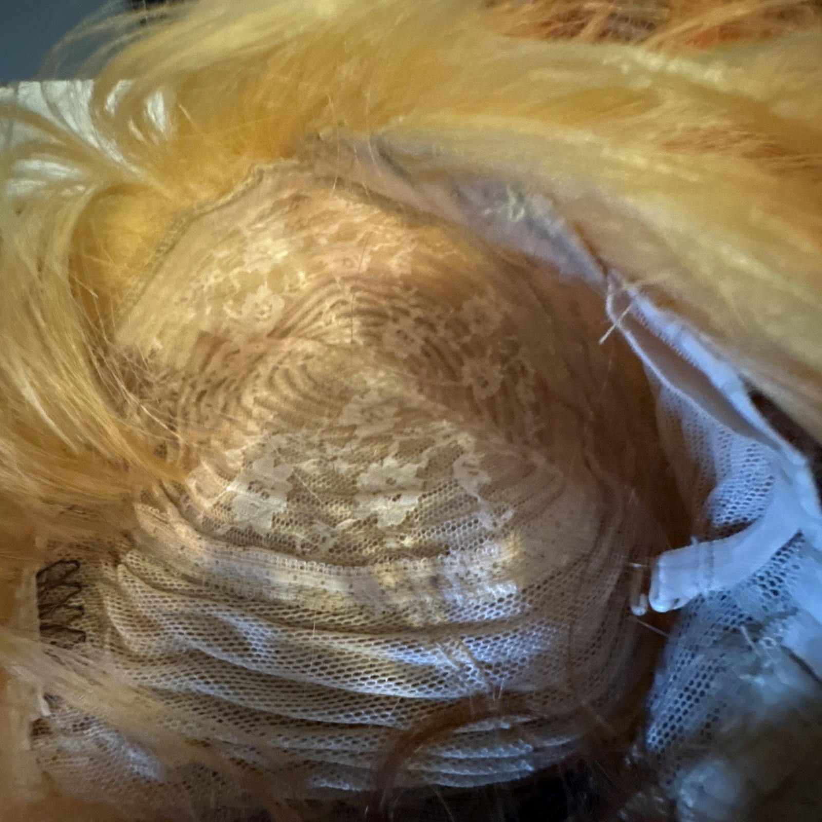 Yellow And Orange Bob Wig