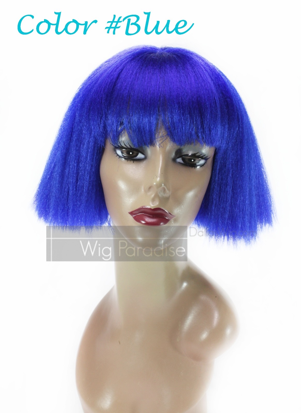 Miz Collection Synthetic Straight Coarse Texture Cosplay Bob Lady Gaga Elga Wig