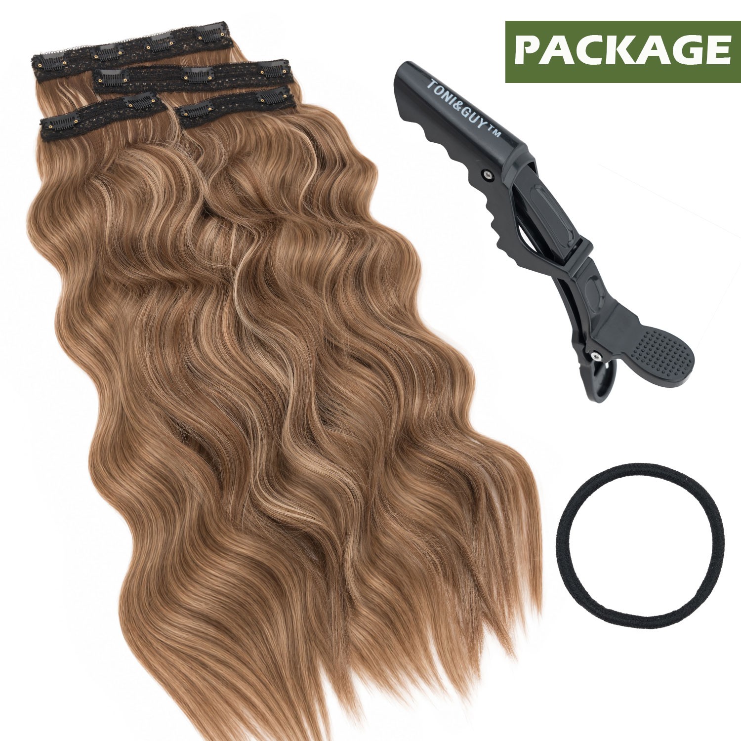 2026 Upgraded 4 PIECES Clip In 100% Real Hair Extensions Full Head as Human Hair