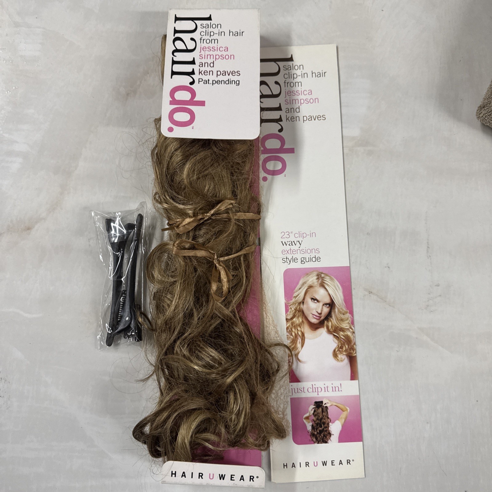 Hair Do Jessica Simpson 23” Clip-in Wavy – R14/25 Honey Ginger