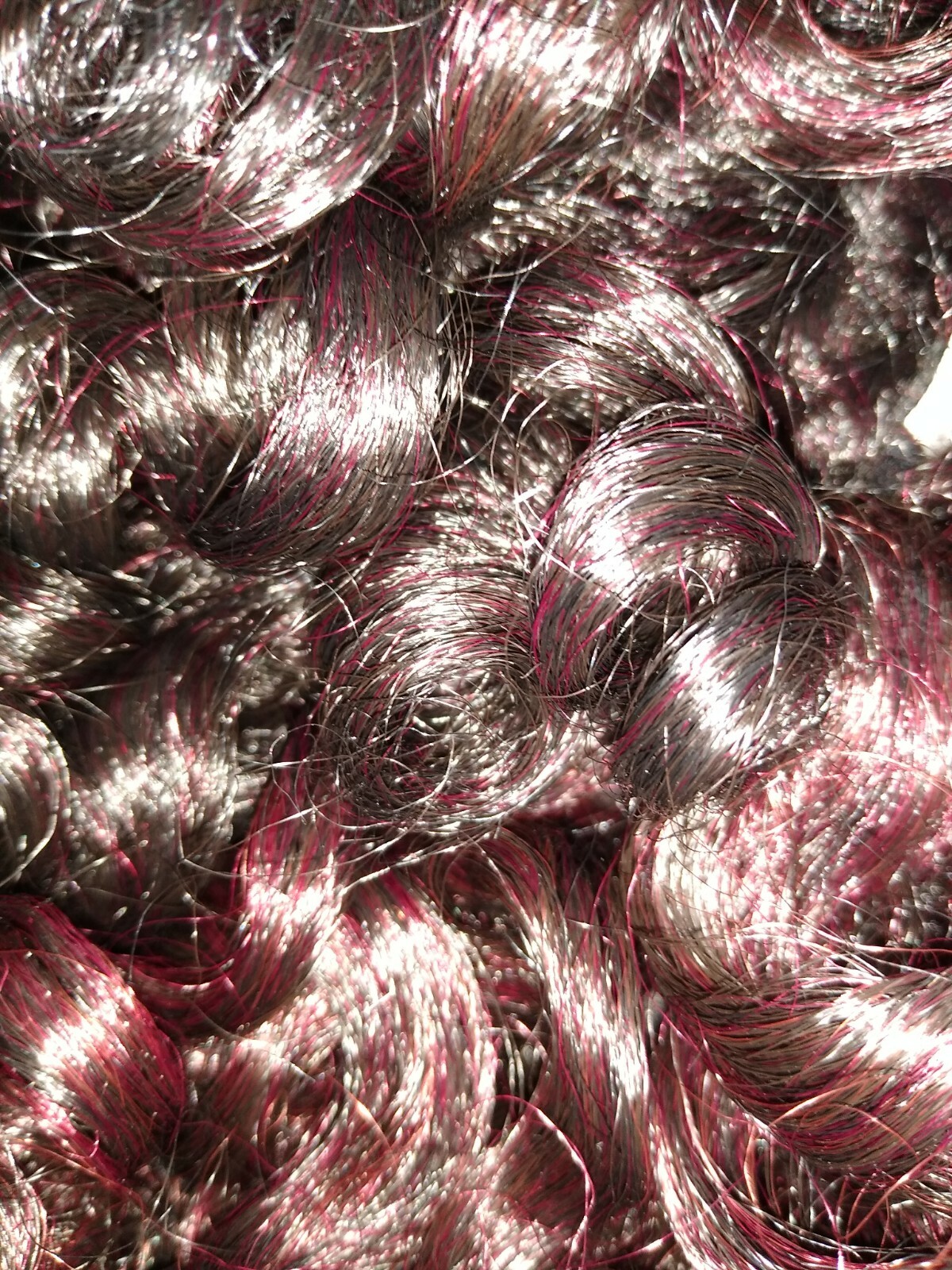 Natural Baby Hair Swiss Lace Front Wig Style Roots Color GM Cabernet/D Bio Cap