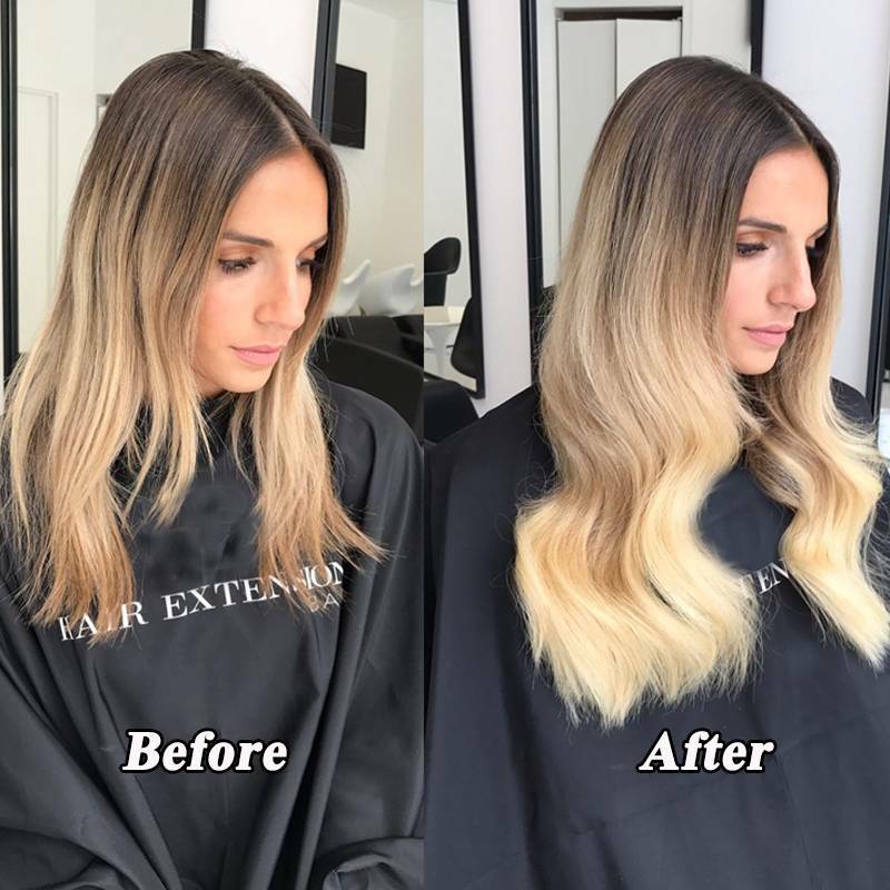 150g Micro Loop Ring Link 100% Human Hair Extensions Real Remy Highlight 300S US