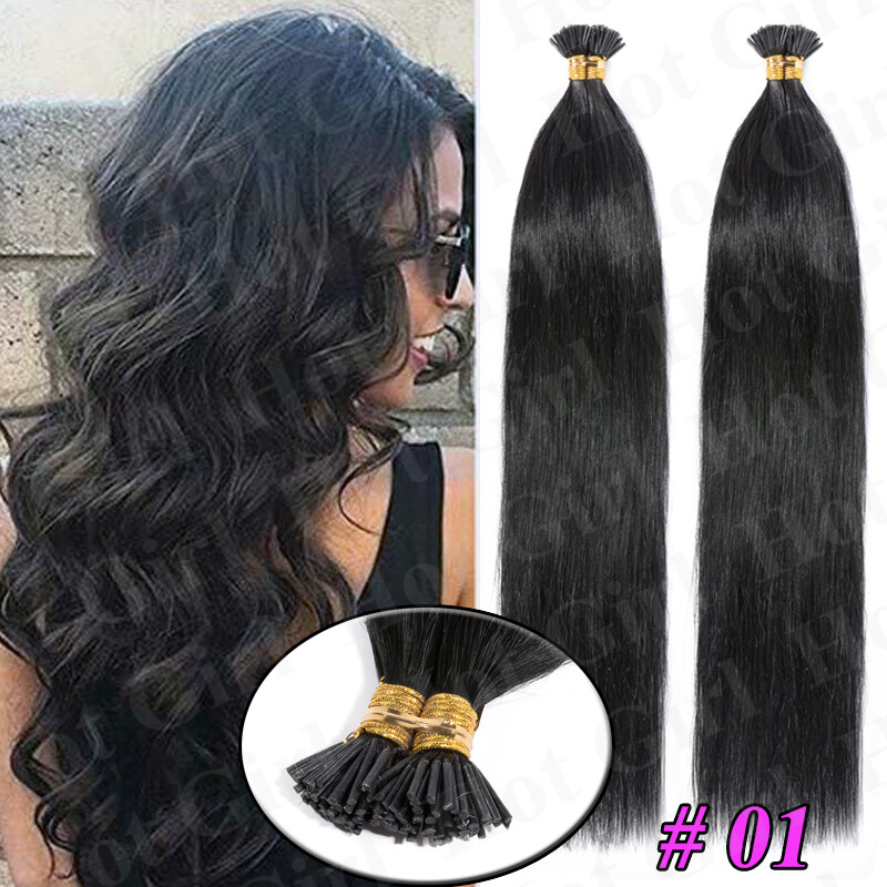 CLEARANCE Keratin Pre Bonded I Tip Stick Human Hair Extensions 100/200S Thick HG