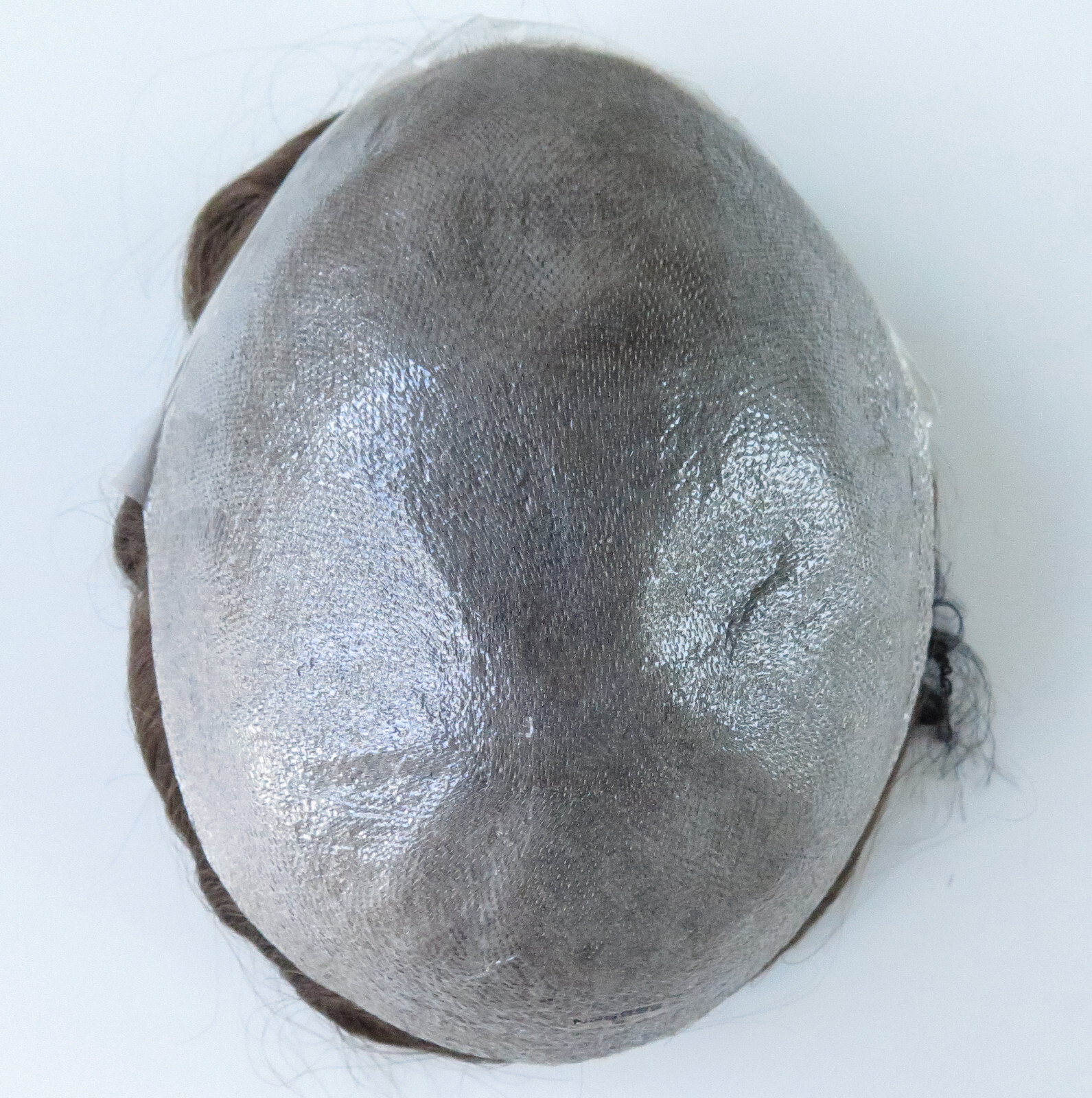 Mens Toupee Human Hair Replacement System Gent Hairpiece Ultra Thin Skin 0.02mm