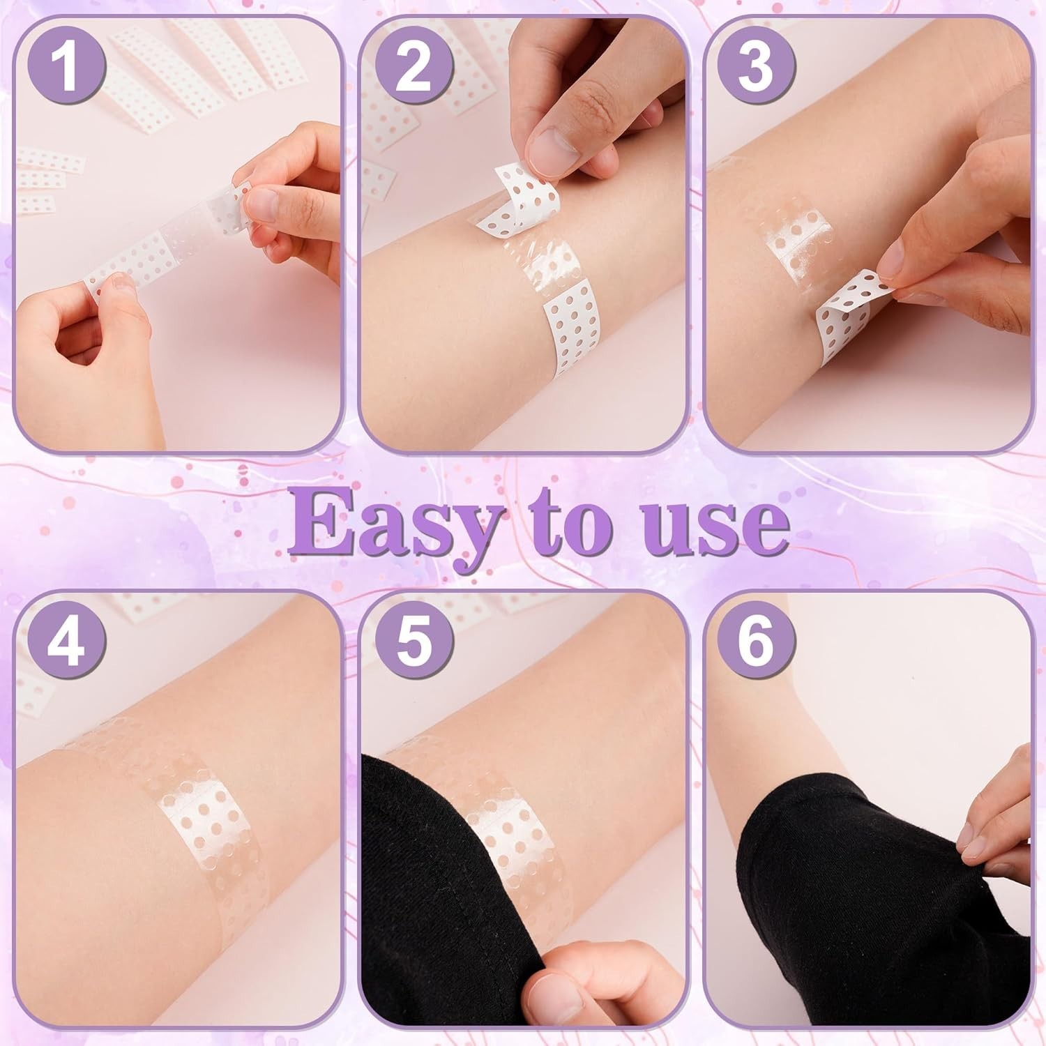 Fashion Survival Double-Sided Tape for Clothes – 20 Pieces, 2 Sizes for Women