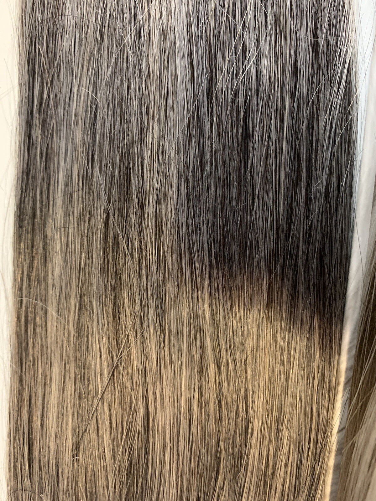 She By Beyound The Beauty Human Hair Extension 18” 100 grams #1 gray