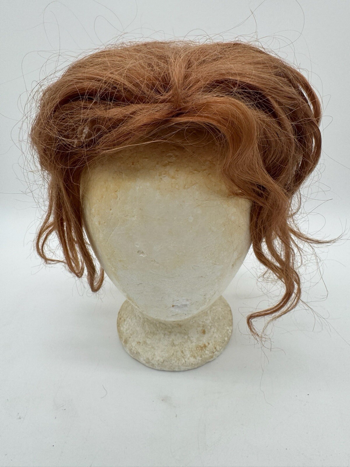 VTG 100% Human Hair 12″ Women’s Pre-Styled Brown-ish Wiglet Beauty Korea w/Case