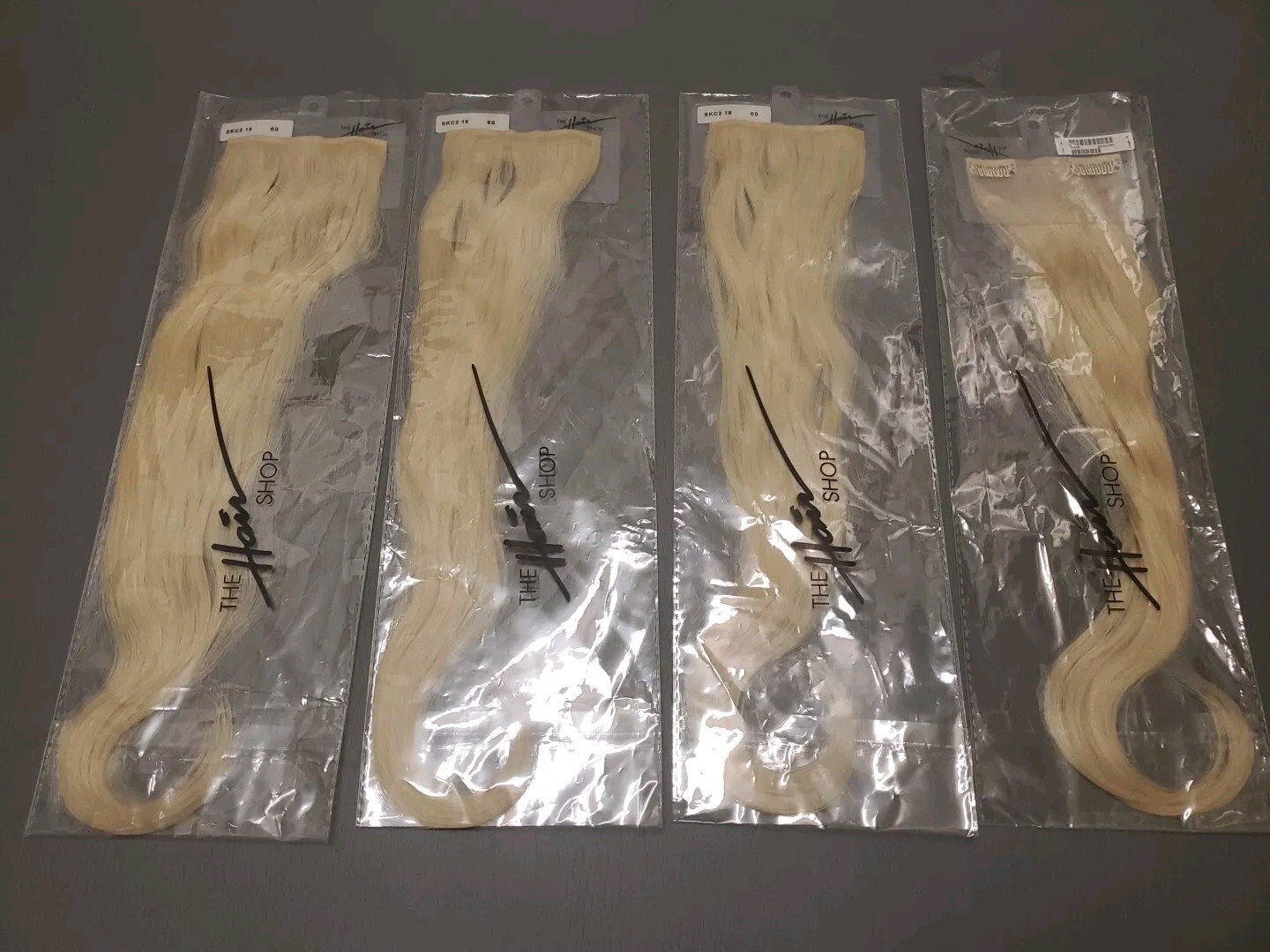 Platinum Hair Extensions-100% Human Remy Hair, Clip-ins