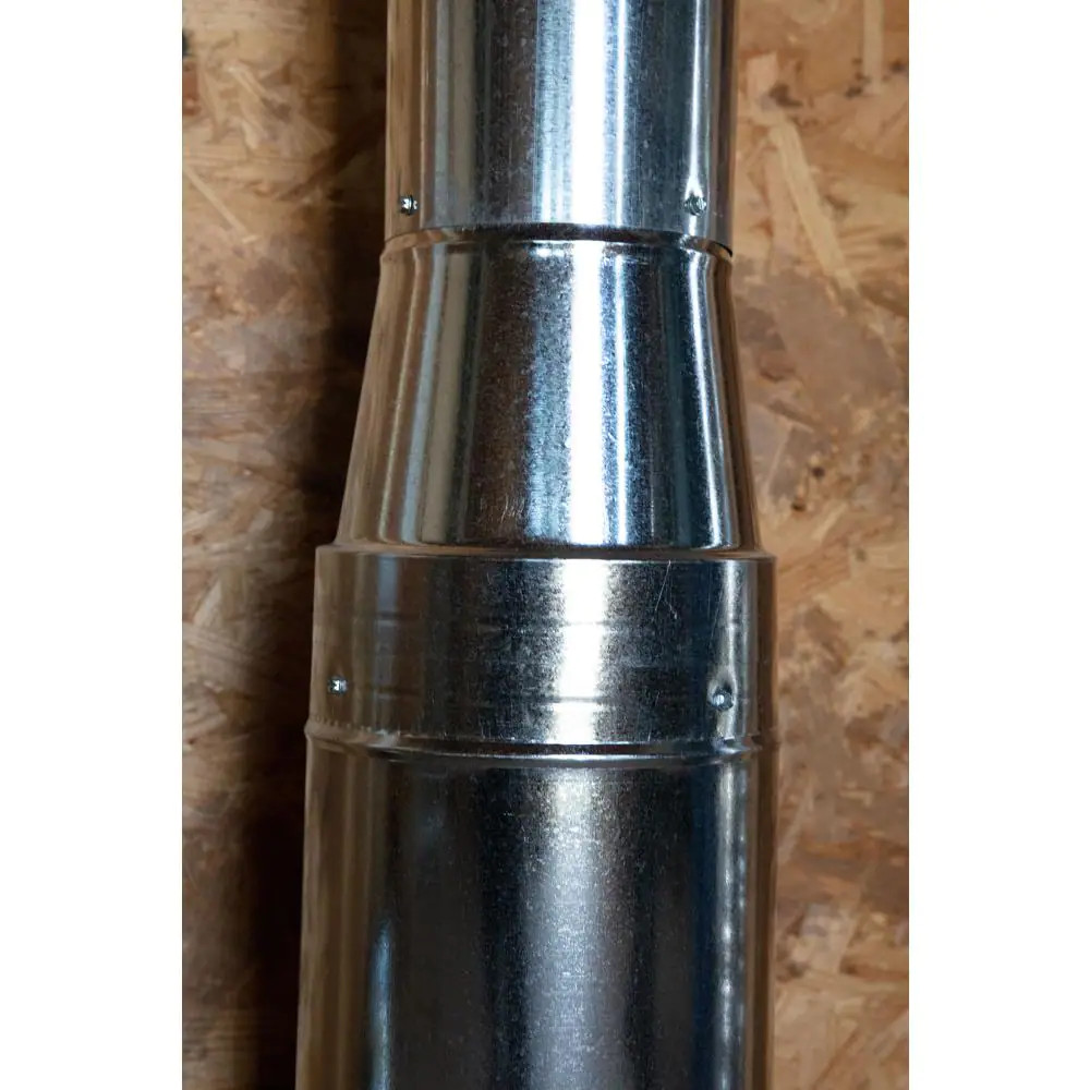 Master Flow Duct Reducer 8in to6in Galvanized Steel Round HVAC Vent Pipe Fitting