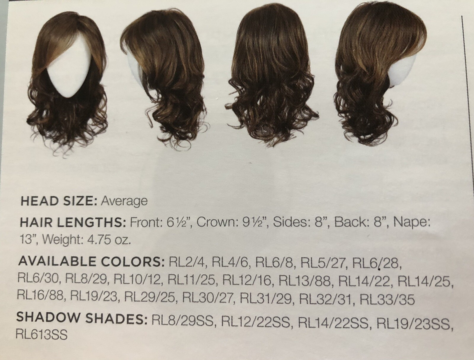 ALWAYS-Raquel Welch Wig-RL 19/23SS BISCUIT DARK ROOTS-WearUPorDown-MemoryCap-HF
