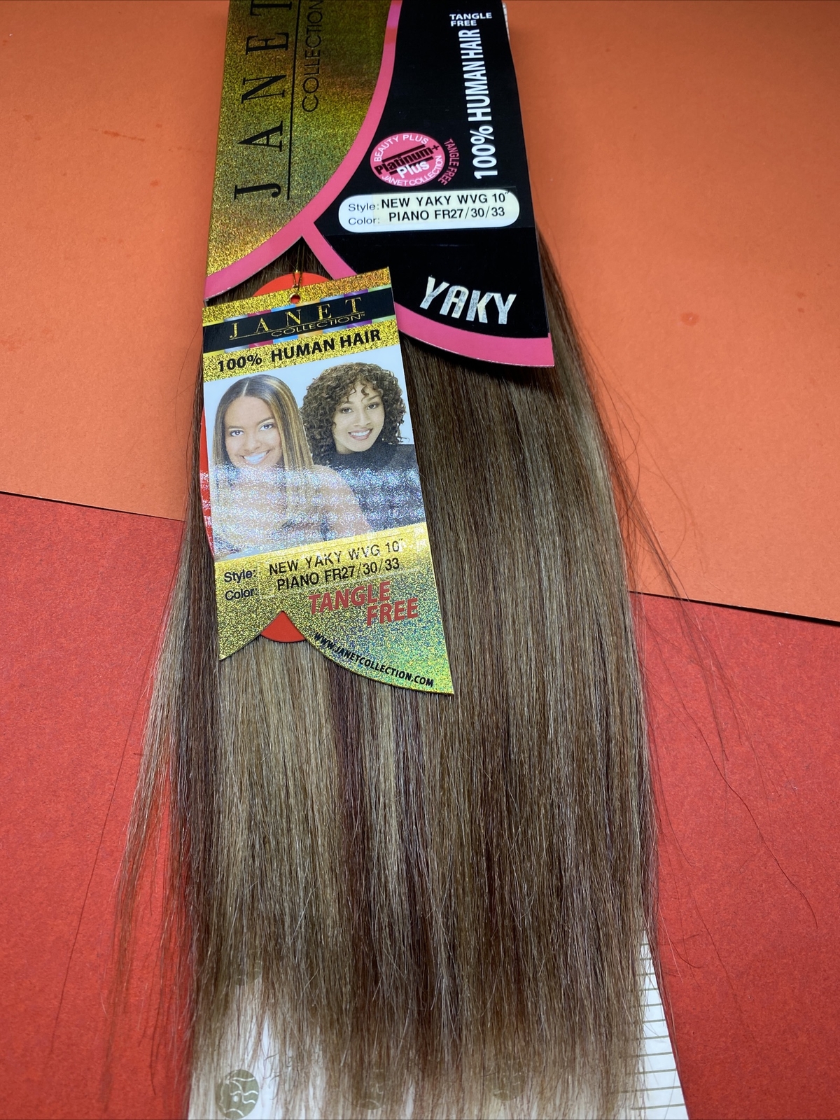 Janet_Collection_Remy_Human_Hair_Weave_New Yaky_10″_#PIANO FR27/30/33