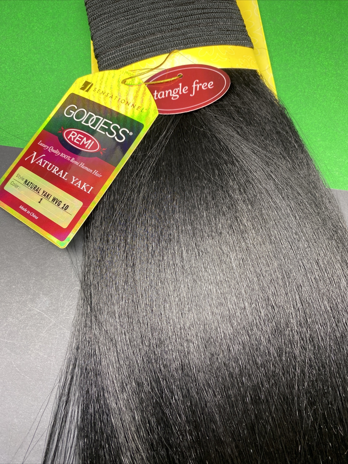 Sensationnel Remi Goddess_NATURAL_YAKI_100% Human Hair Remy_10″_#1