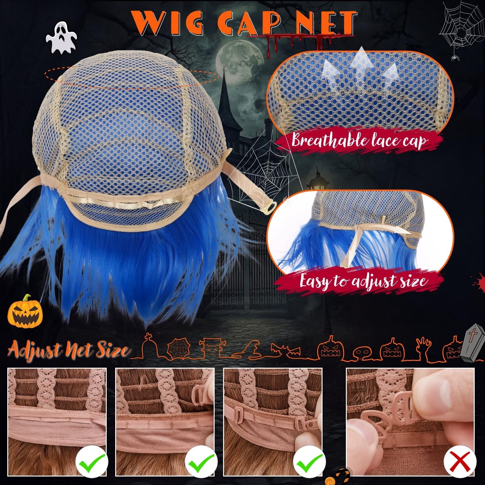 Unisex Cosplay Anime Wigs for Women Men Synthetic Layered Short Hair with Ban…