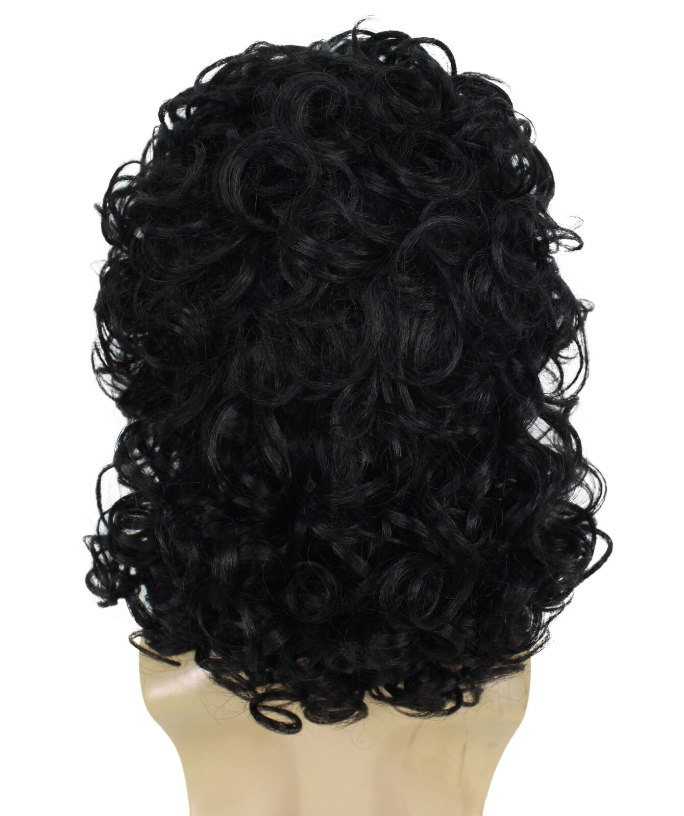 Adult Men’s Retro Pop Star and Pop King Black Curly Wig I Black Color I HM-1635